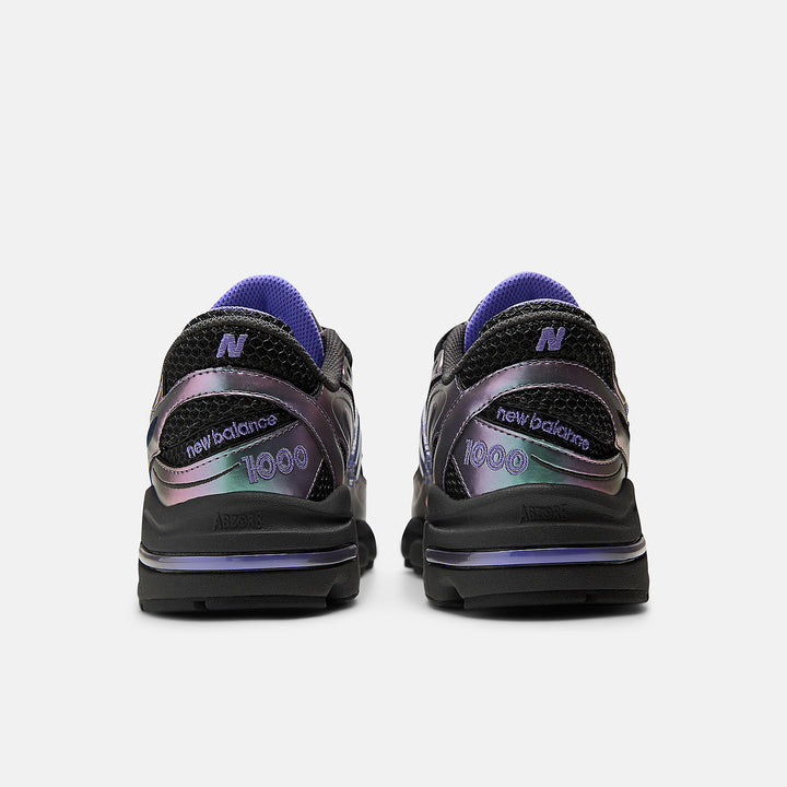 New Balance 1000 Faded Black with Electric Indigo