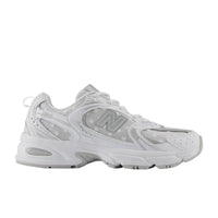 New Balance 530 White with Silver Metalic