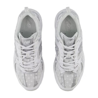 New Balance Womens 530 White with Silver Metalic