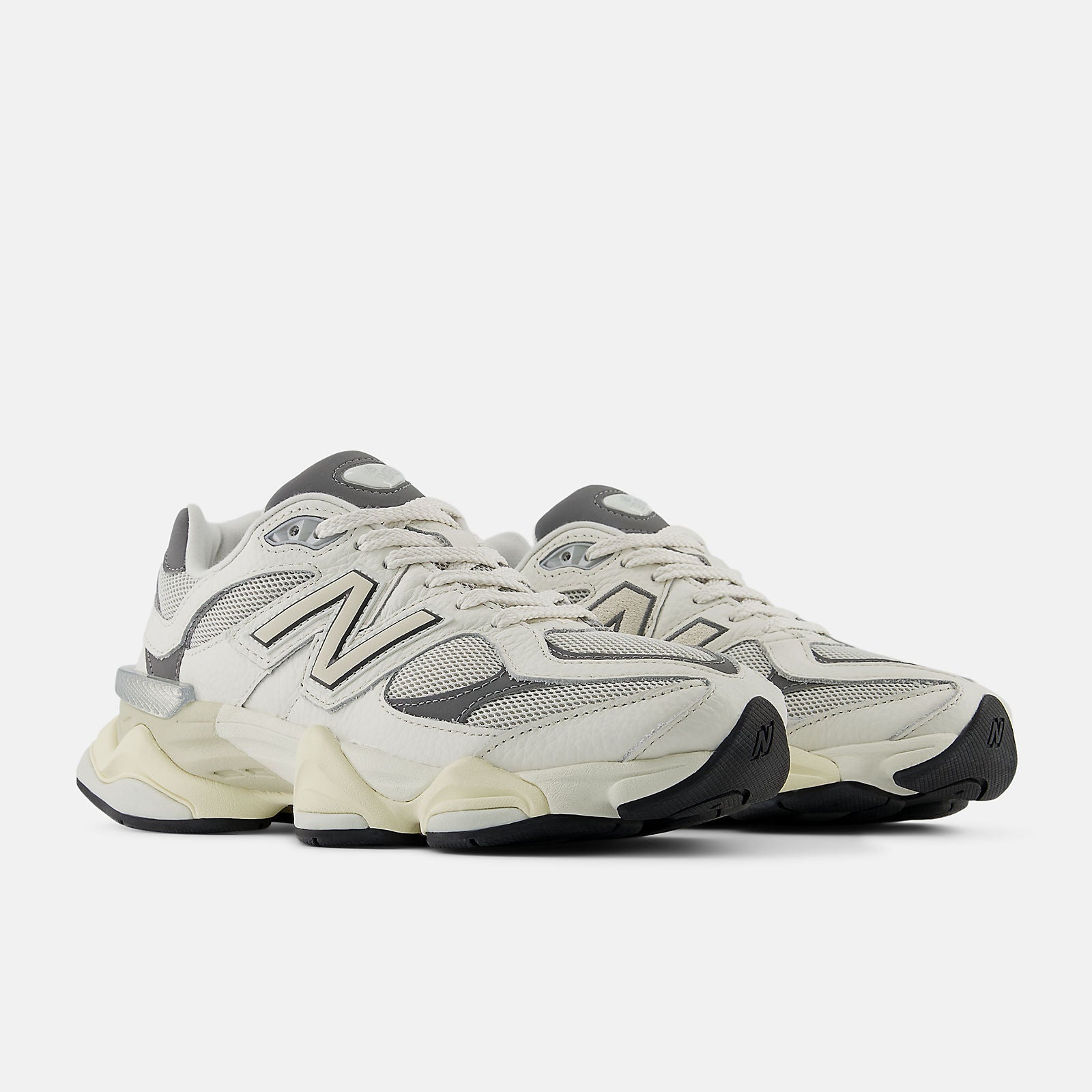 New Balance 9060 Sea Salt Castlerock - Women's Retro Sneakers