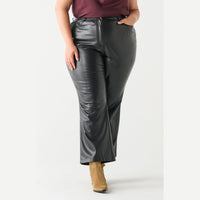 Dex Plus Five Pocket Pleather Pants