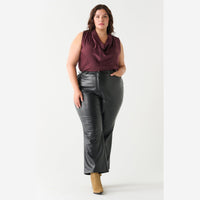 Dex Plus Pull on Pleather Pant