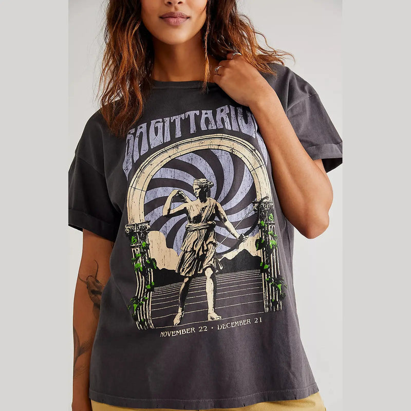 Zodiac Graphic Band Tees