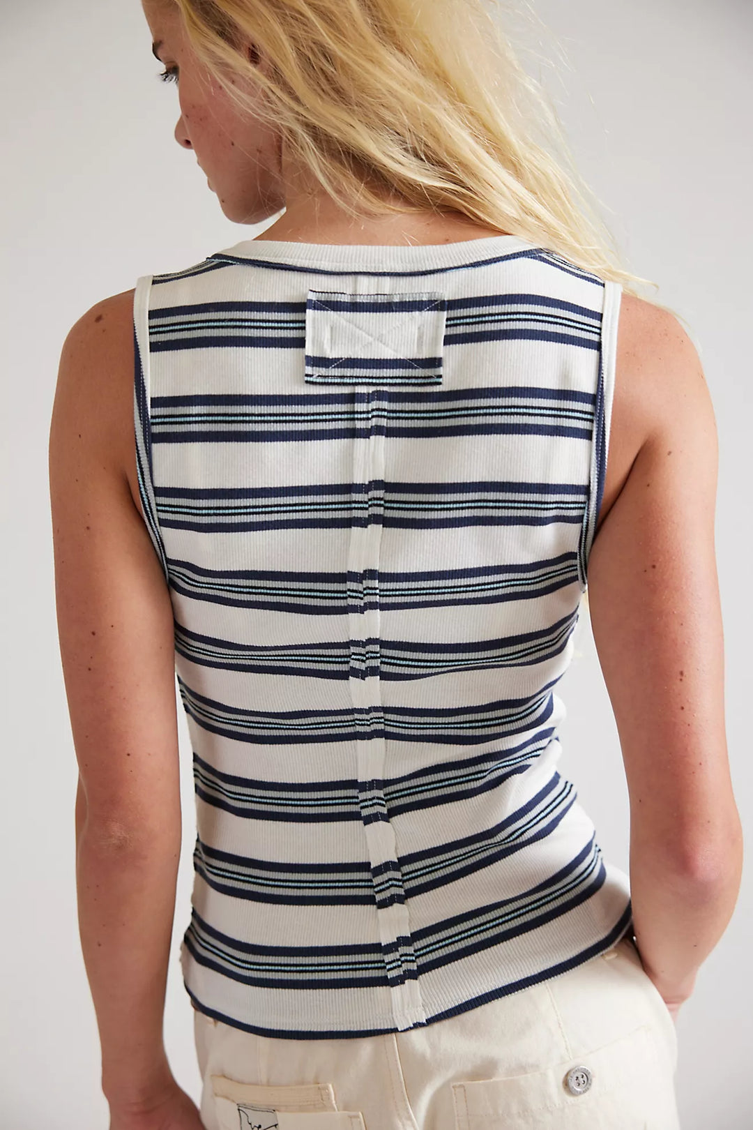 Free People Jamie Henley Striped Tank Top