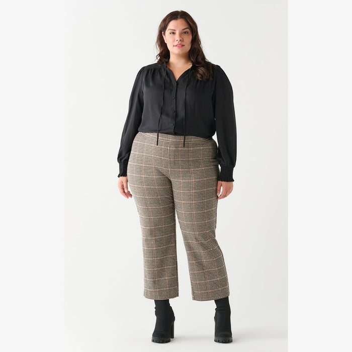 Dex Plus Houndstooth Straight Leg Pant