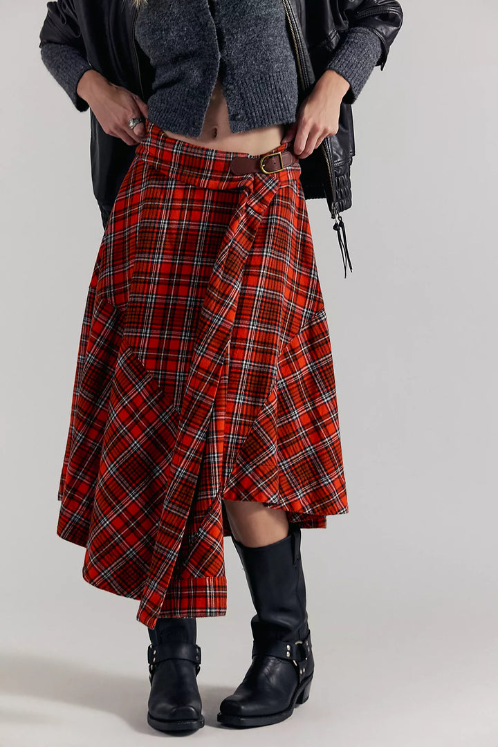 Free People Take Me Along Circle Skirt