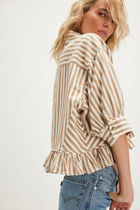 Free People Bailey Stripe Shirt