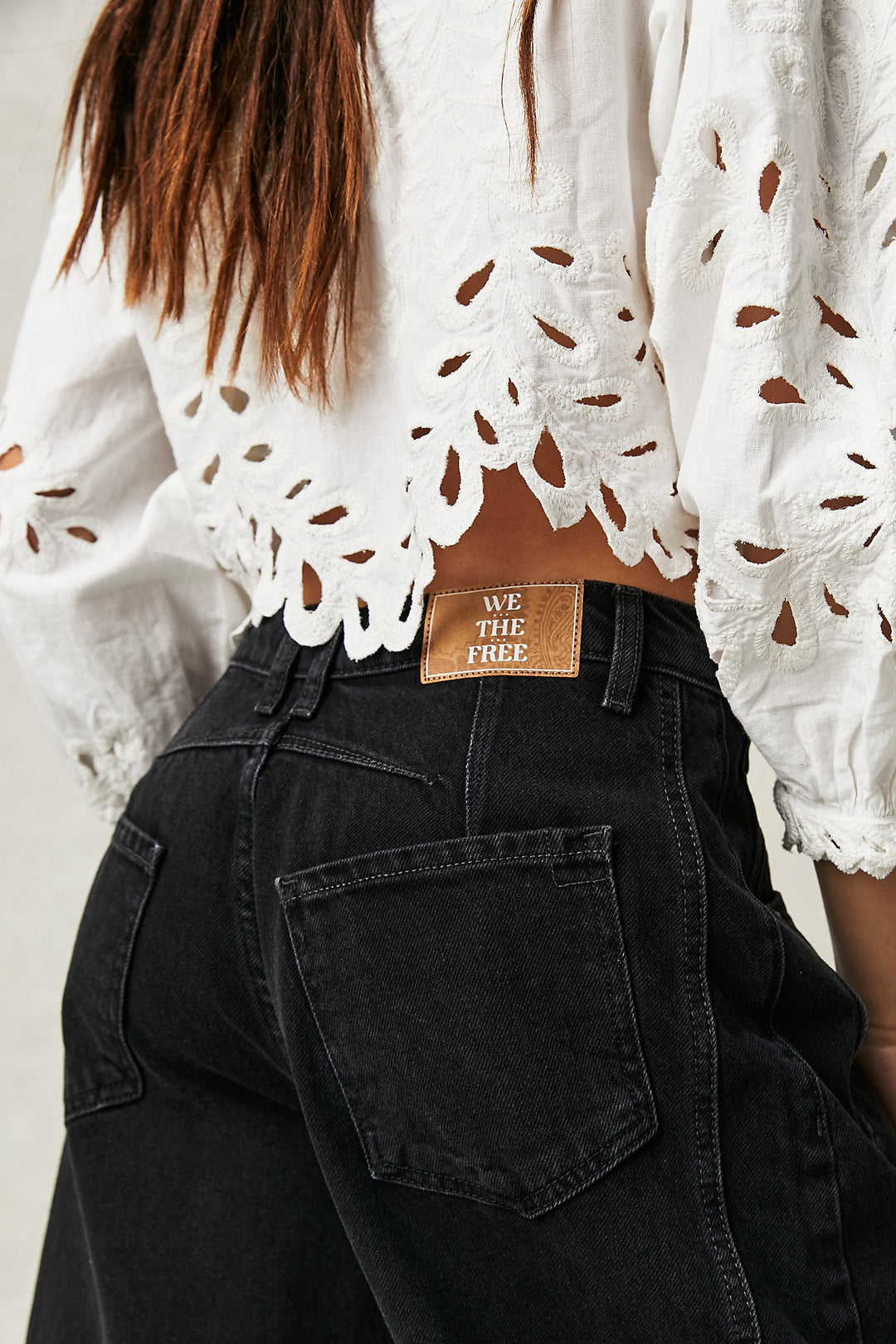 Free People Good Luck Barrel Jean Soundwave