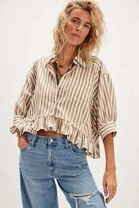 Free People Bailey Stripe Shirt