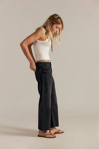 Free People Deep Trance Dropped Boyfriend Jeans