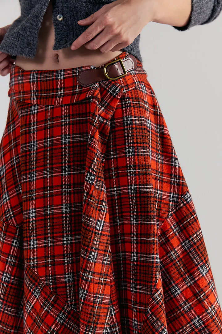 Free People Take Me Along Circle Skirt