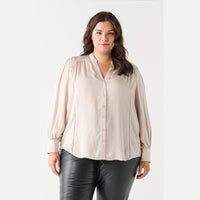 Dex Plus Crochet Detail Blouse 