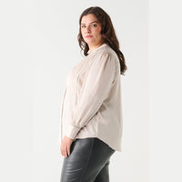 Dex Plus Crochet Detail Blouse