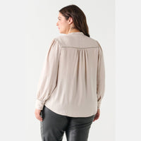 Dex Plus Crochet Detail Blouse