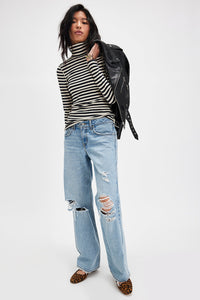 Good Good Stripe Turtleneck