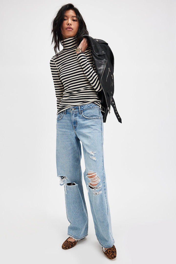 Good Good Stripe Turtleneck