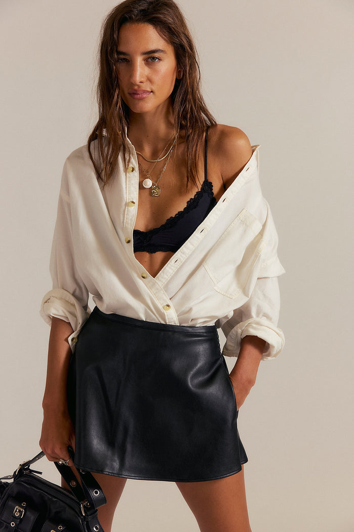 Free People Paradise Found Vegan Skort
