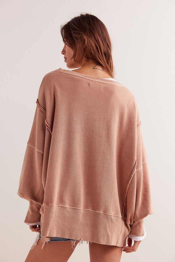 Free People Graphic Camden Pullover