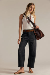 Free People Deep Trance Dropped Boyfriend Jeans