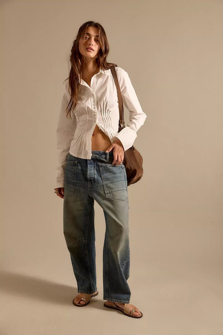 Free People Minimalist Moxie Boyfriend Jeans