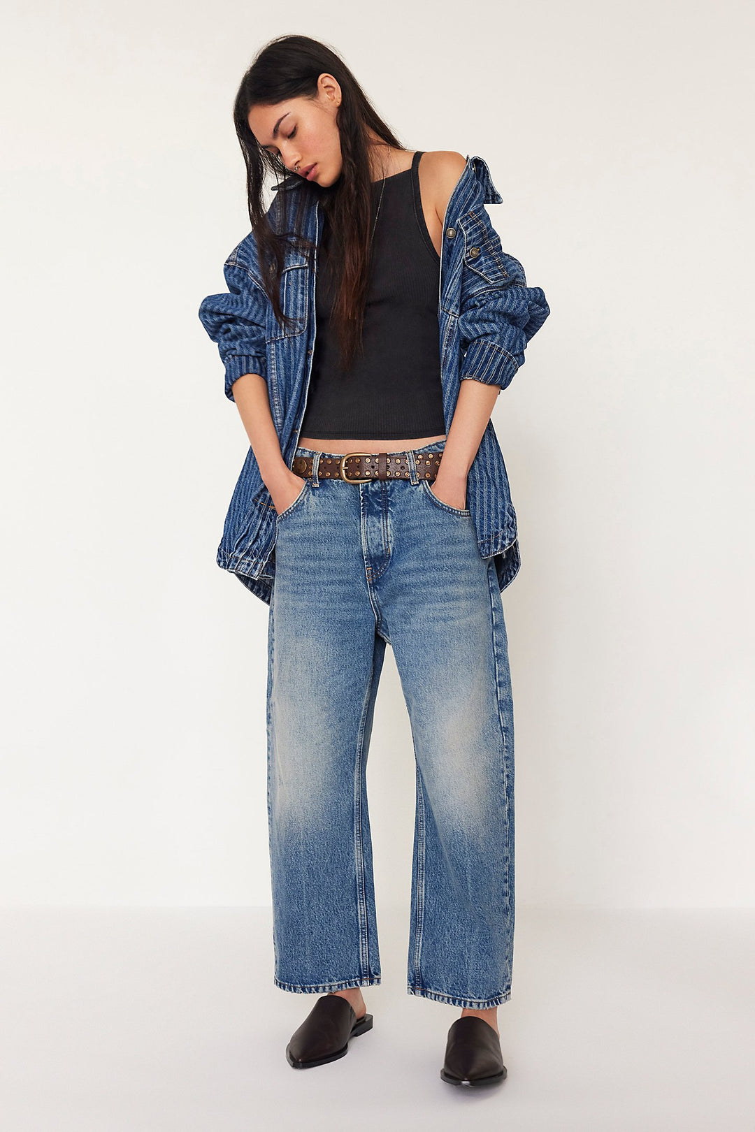 Free People Deep Trance Jeans colour From Beyond