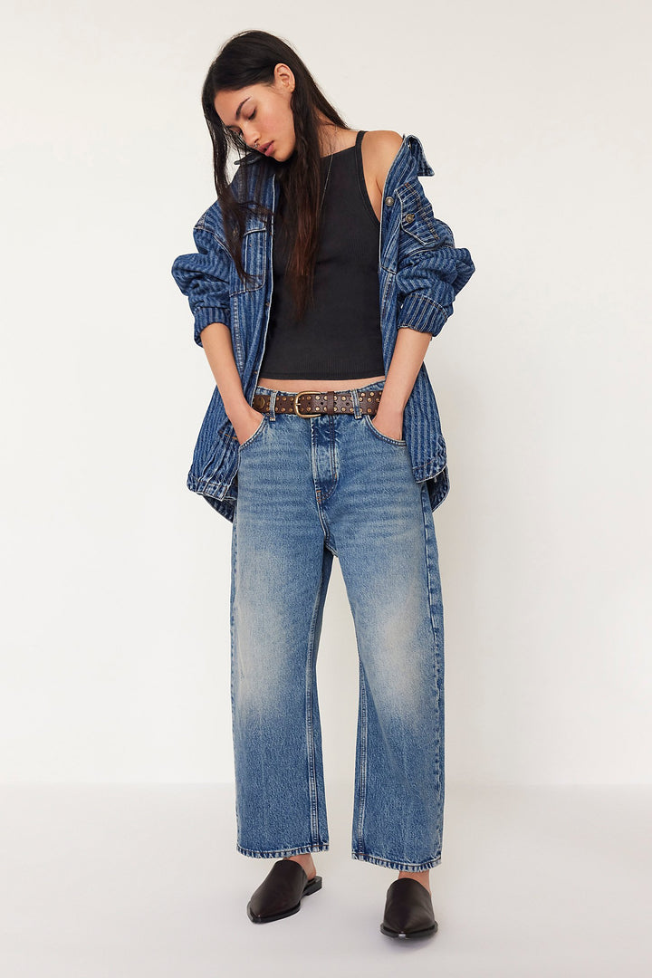 Free People Deep Trance Jeans colour From Beyond