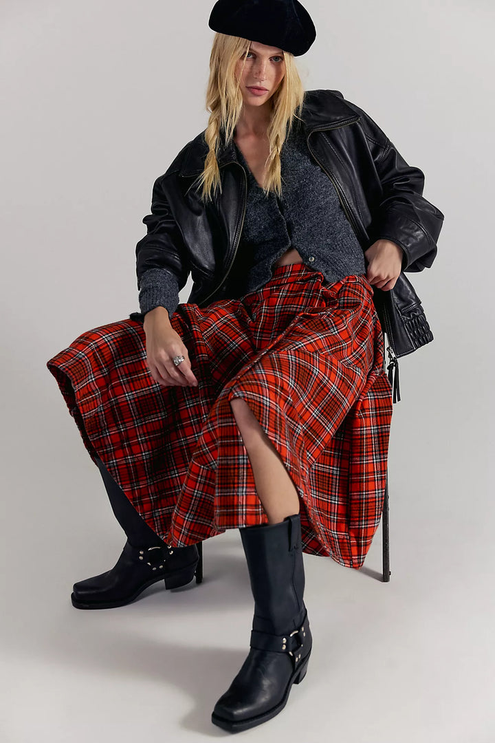 Free People Take Me Along Circle Skirt