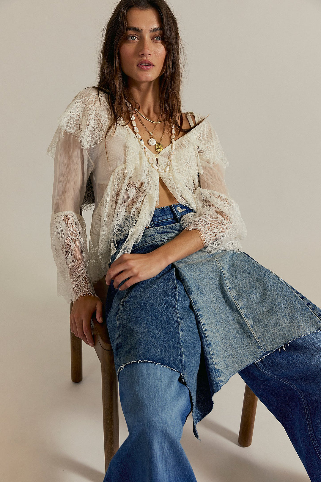 Free People Wild River Handkerchief Skirt