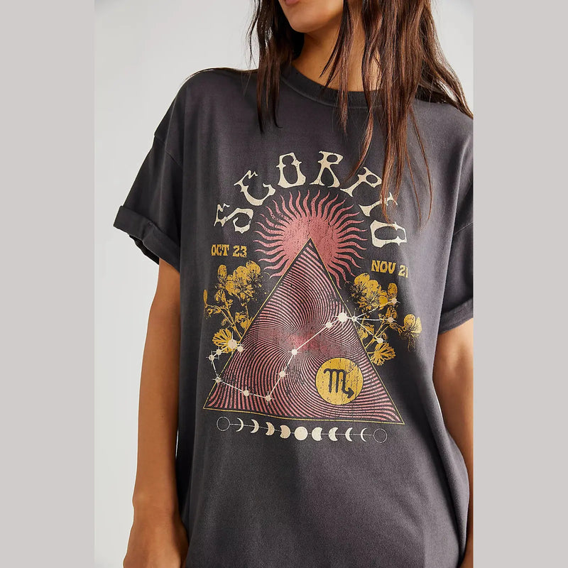 Zodiac Graphic Band Tees