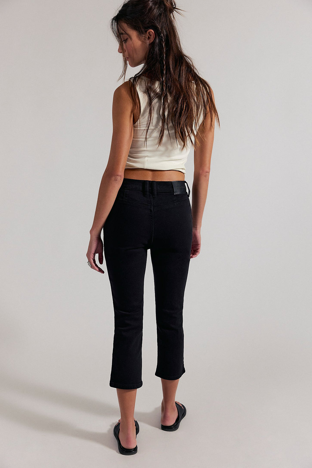 Free People Hot Take Slim Crop Jean