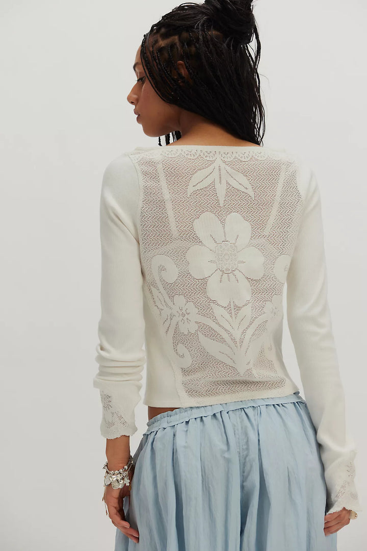 Free People Delilah Long Sleeve Top