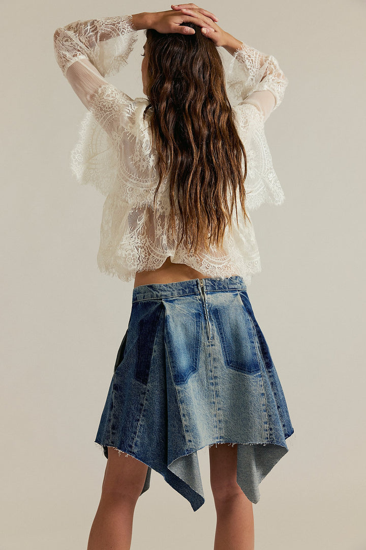 Free People Wild River Handkerchief Skirt