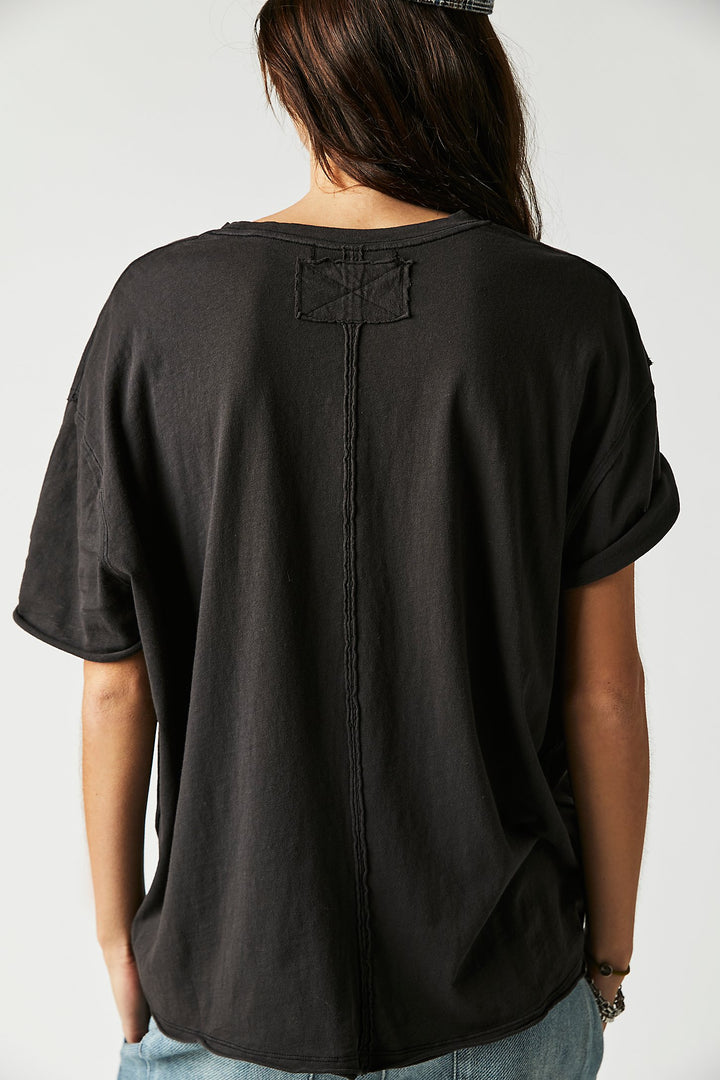 Free People Nina Crew Neck Tee