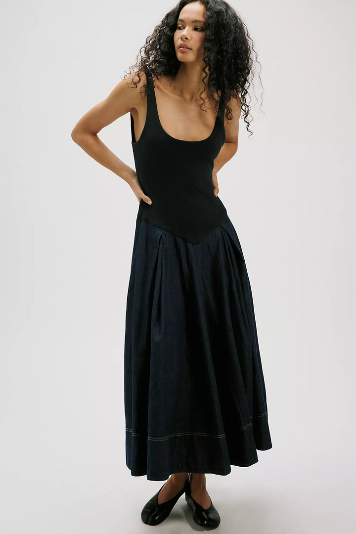 Free People Elio Mini Dress Dark Combo