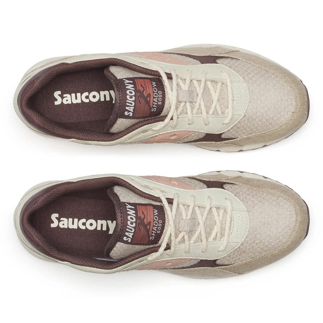Saucony Womens Shadow 6000 Beige Brown