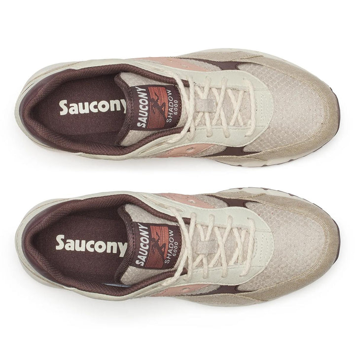 Saucony Womens Shadow 6000 Beige Brown