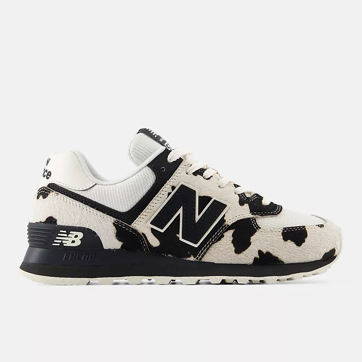 New Balance 574 Black with Linen