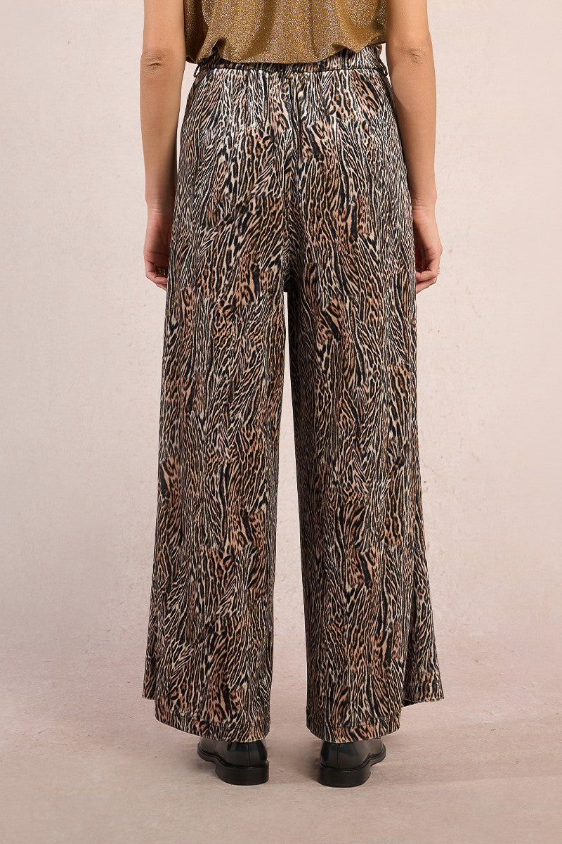 Molly Bracken Wide Leg Velvet Trousers
