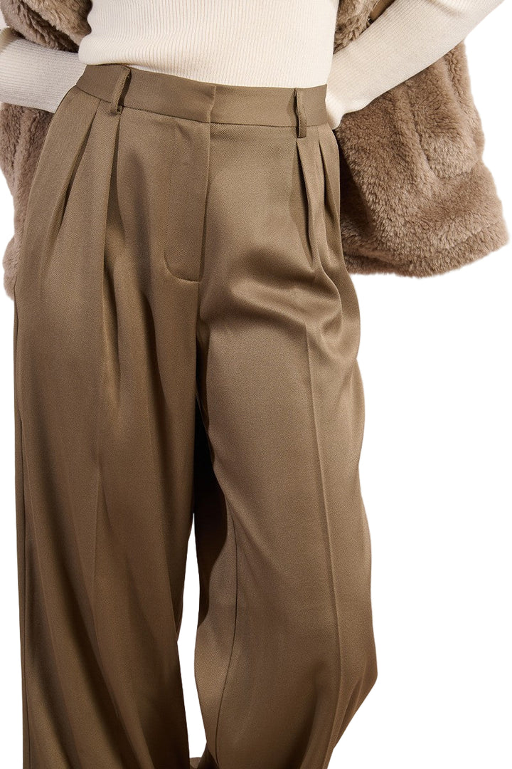 Molly Bracken Wide Pleated Trousers