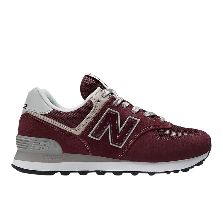 New Balance Womens 574 Red Wine