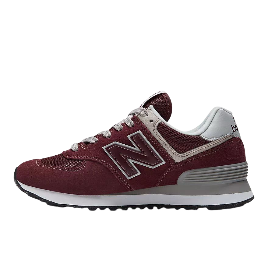 New Balance Womens 574 Red Wine