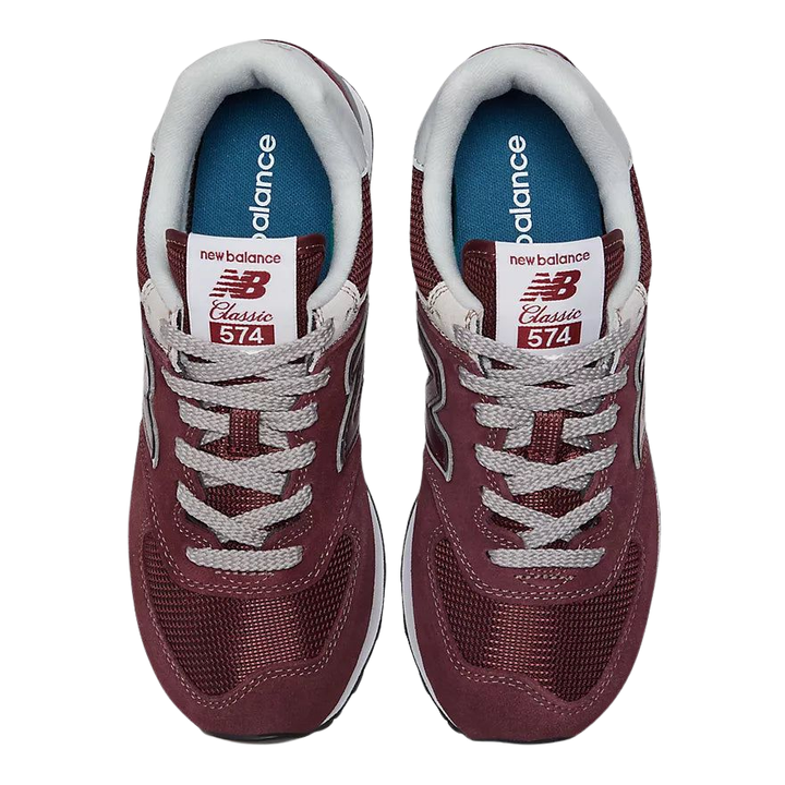 New Balance Womens 574 Red Wine