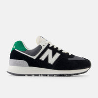New Balance Womens 574 Black with Classic Pine
