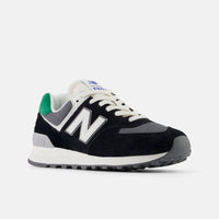 New Balance Womens 574 Black with Classic Pine