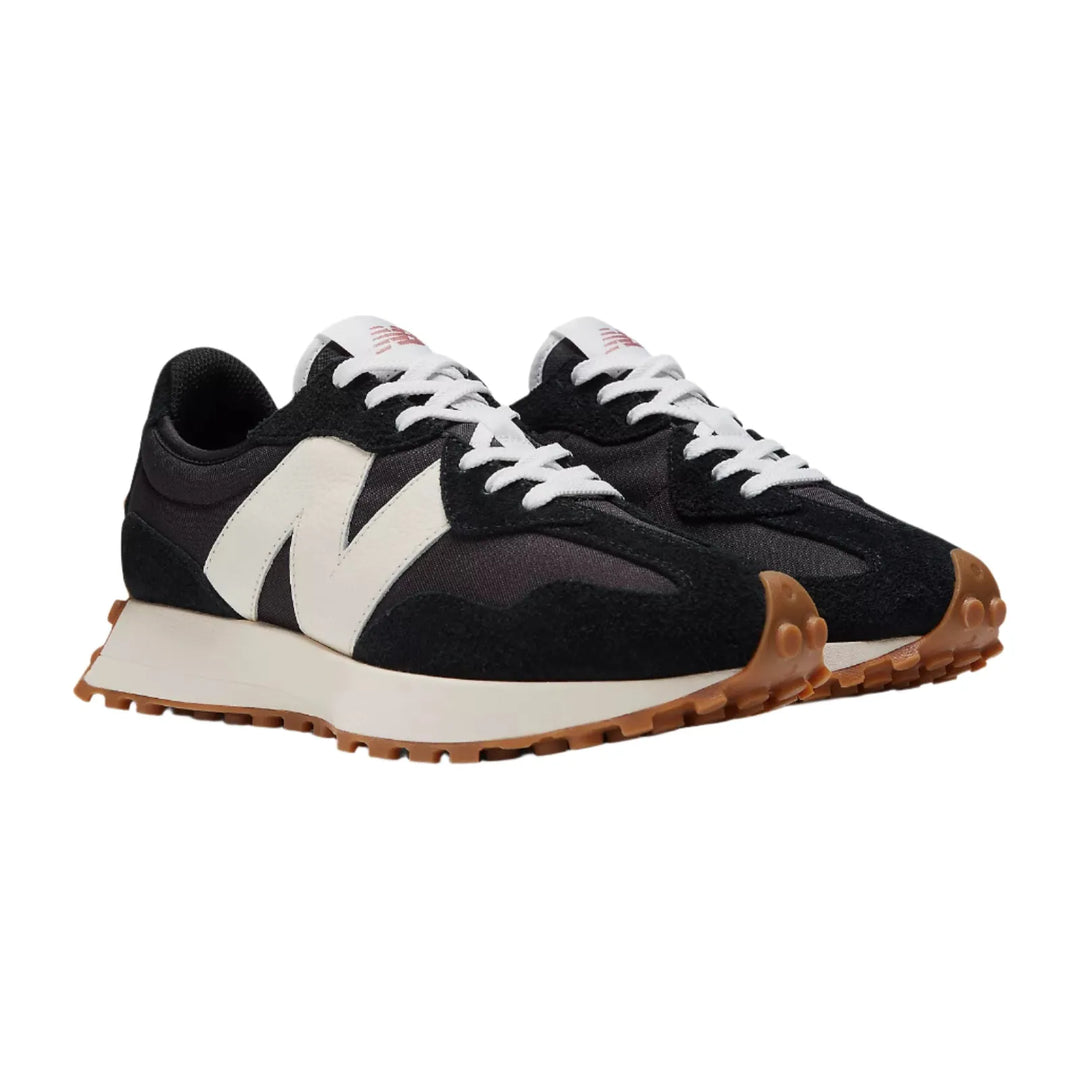 New Balance 327 Womens Black with White
