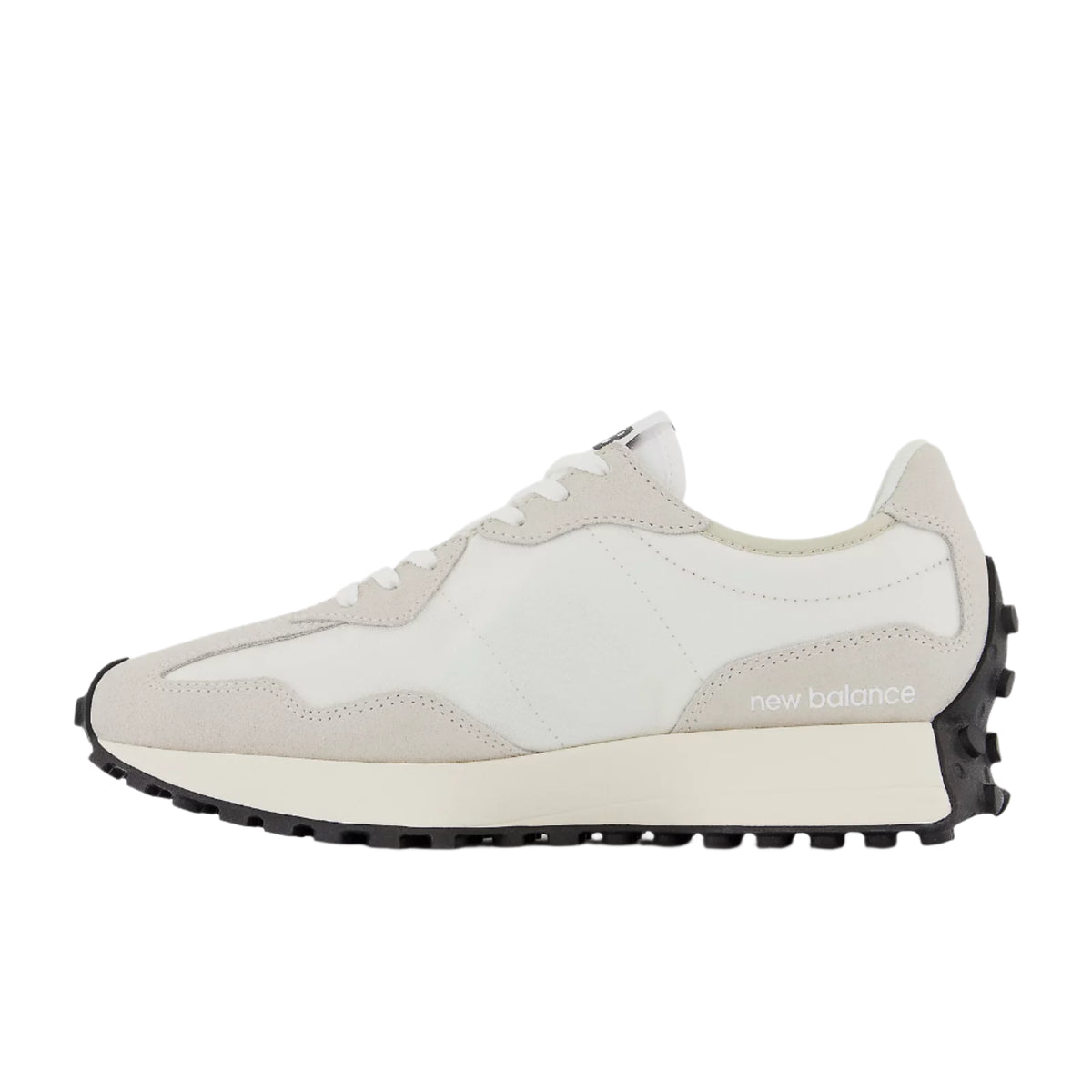 New Balance Womens 327 Sea Salt with White and Black