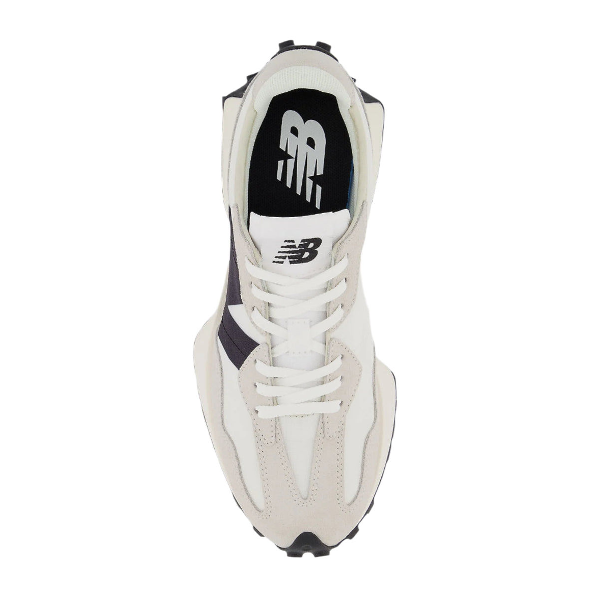 New Balance Womens 327 Sea Salt with White and Black
