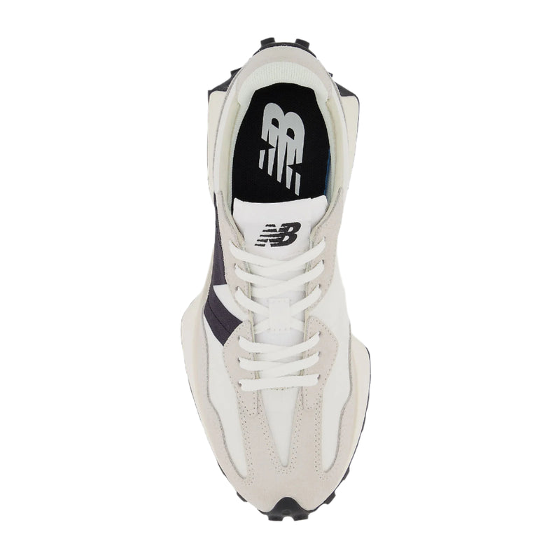 New Balance Womens 327 Sea Salt with White and Black