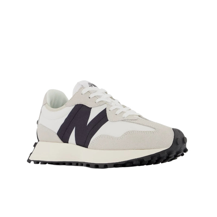 New Balance Womens 327 Sea Salt with White and Black