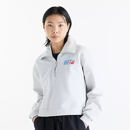 New Balance Athletics Premium Logo Half Zip